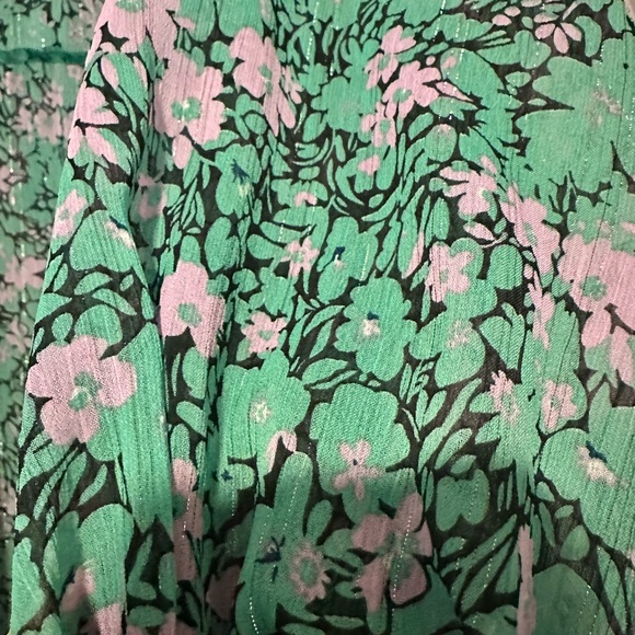 Much Ruchette Floral Ruffled Duster - Picture 3 of 5